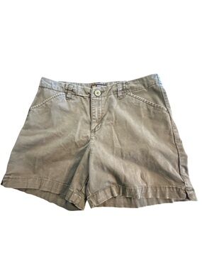 Lee Casual Midrise Olive Green Shorts Size 10
